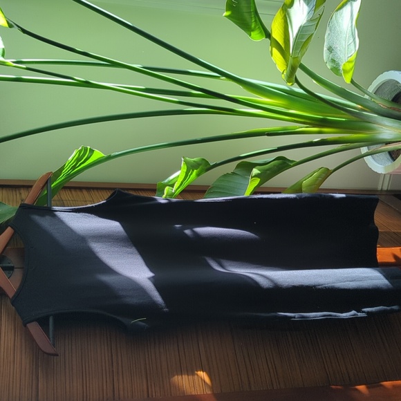 NWOT Socialite Cutout Bodycon Dress Sleeveless Stretch Cotton, Black, Size S - Picture 2 of 7